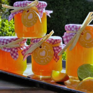 משקה טבעי תפוזים לימון ומנגו